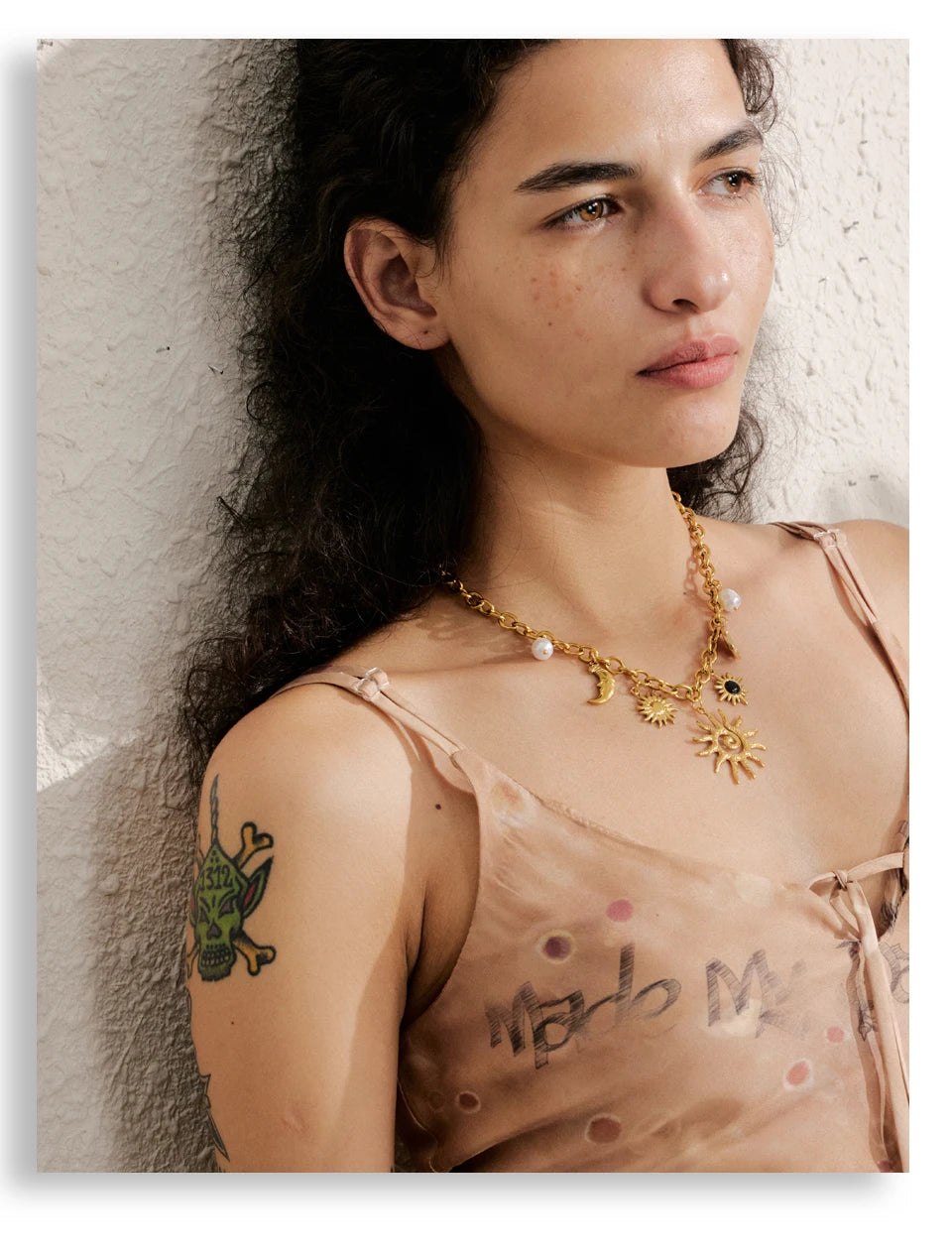 Radiant Sun Charm Necklace
