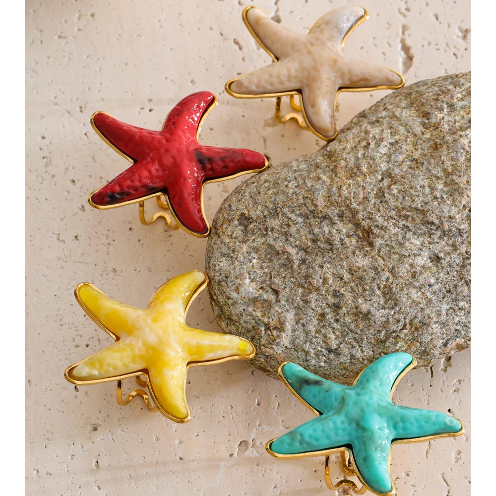 Starfish Adjustable Ring