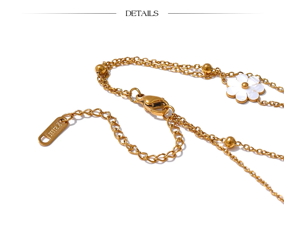 Double Layer Charm Anklet