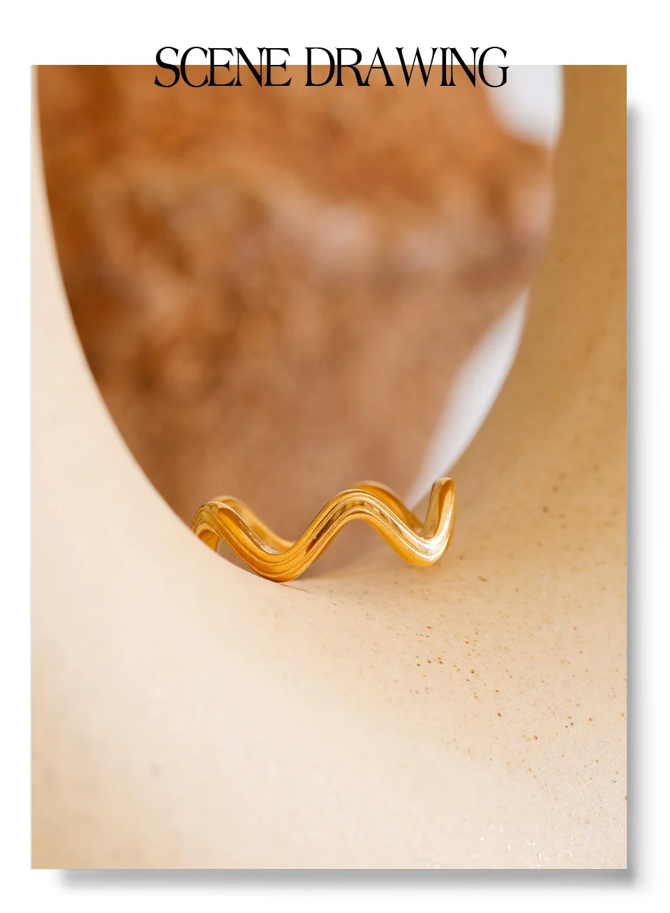 Chic Wave Ring
