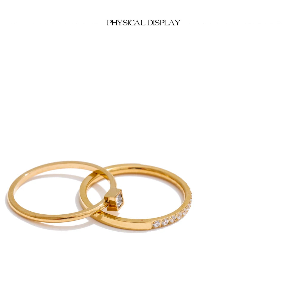 Pavé Double-Band Ring