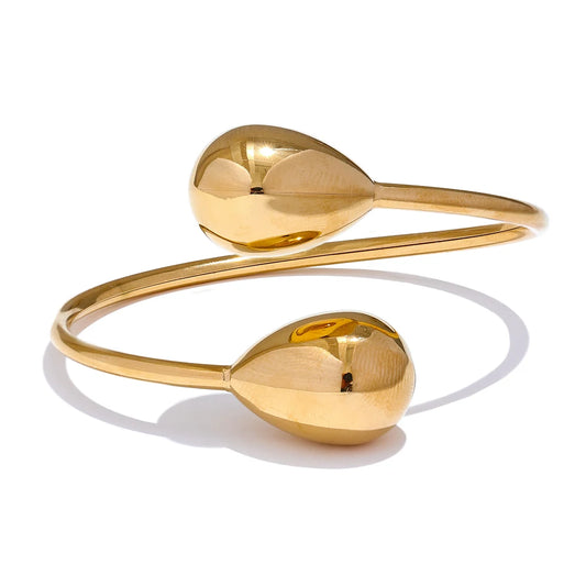 Minimalist Teardrop Cuff
