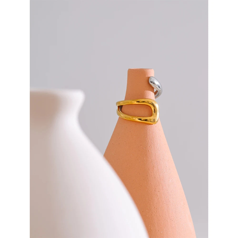 Dual Tone Sculpt Ring