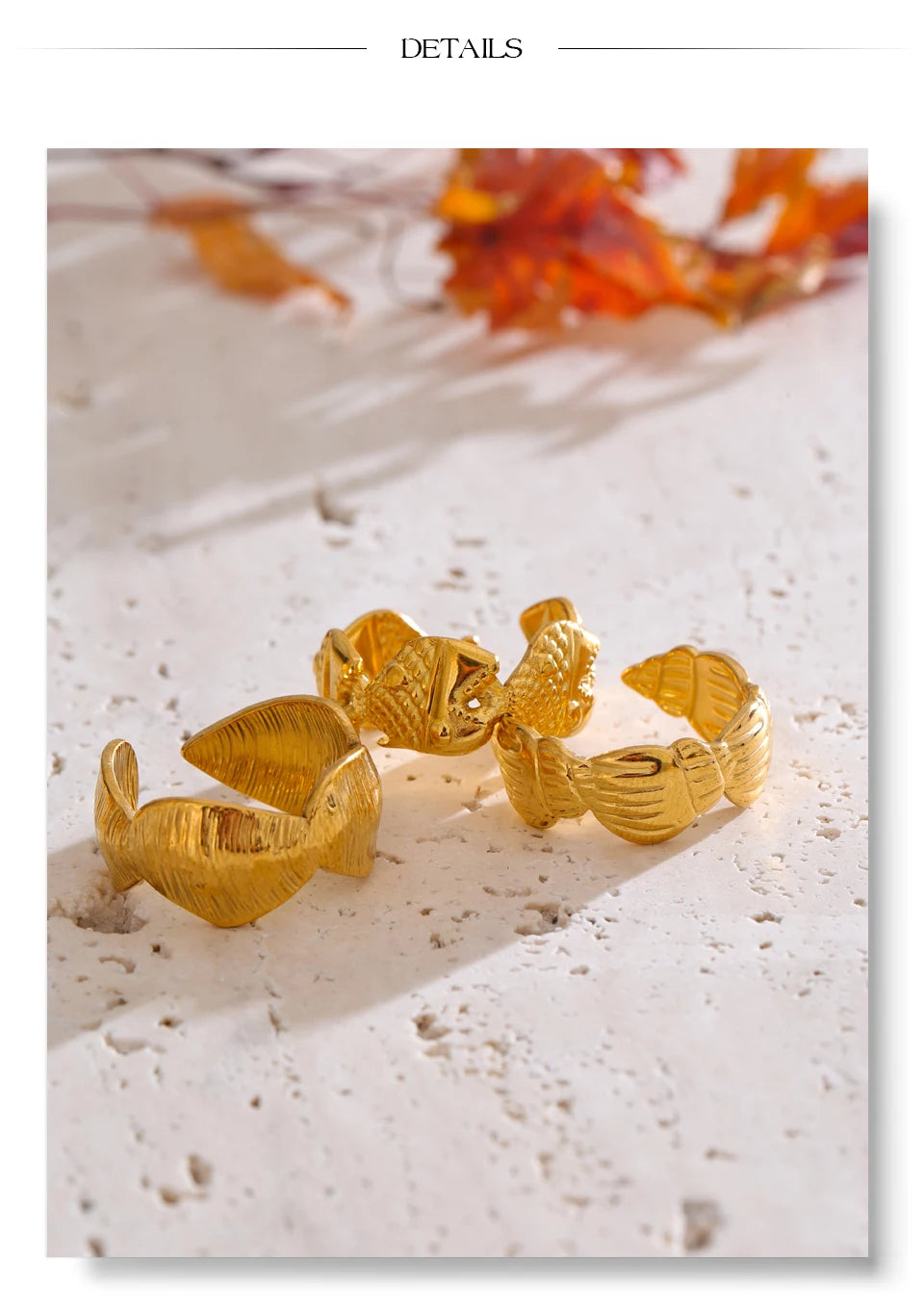 Mini Gold Summer Rings