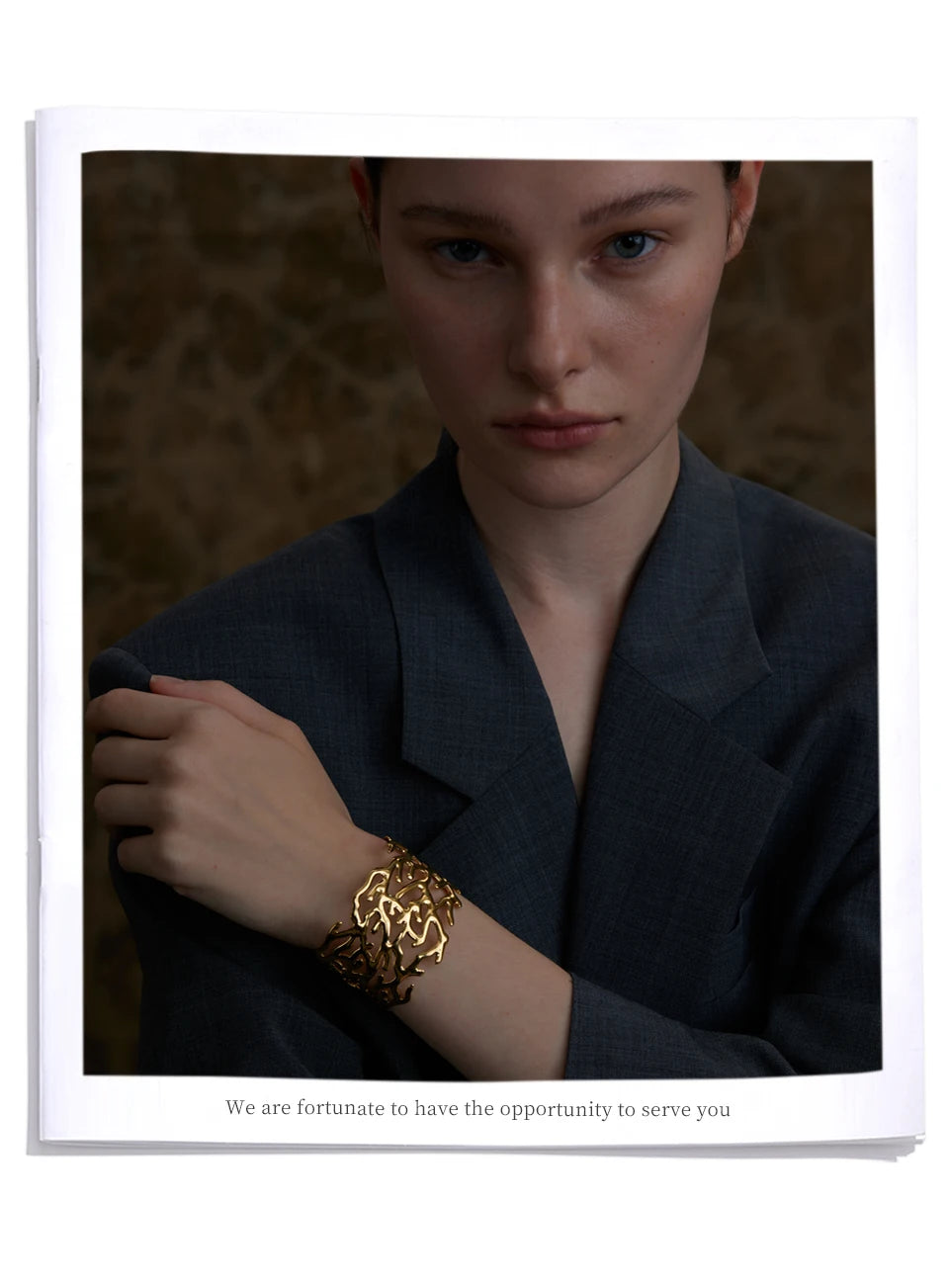 Golden Reef Cuff Bracelet
