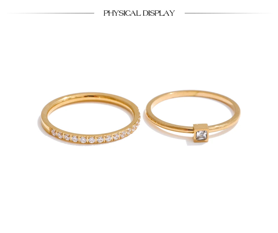 Pavé Double-Band Ring