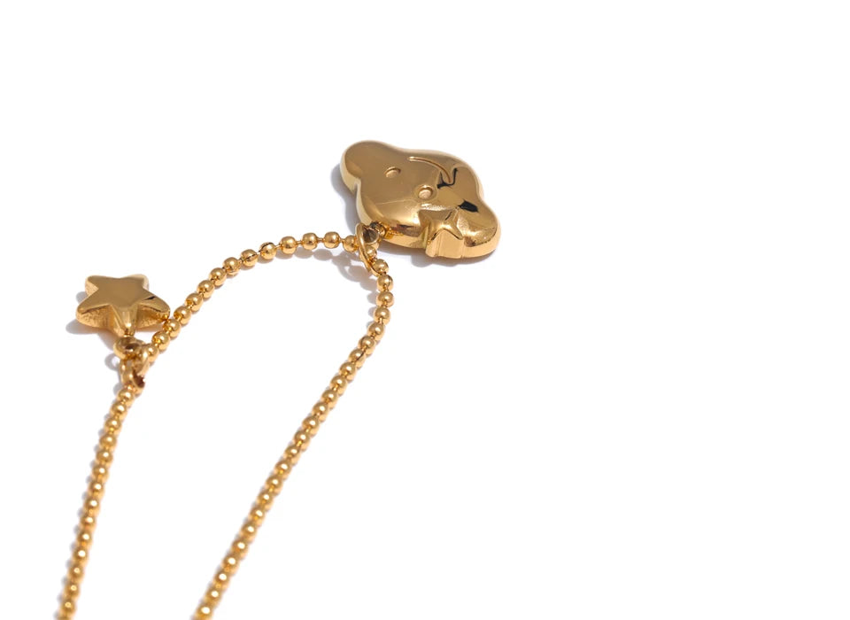 Cloud & Star Necklace