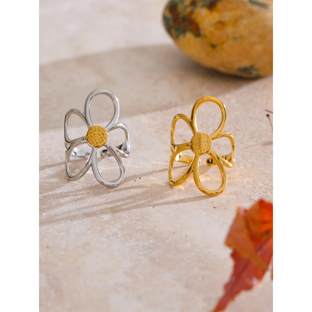 Double Flower Rings