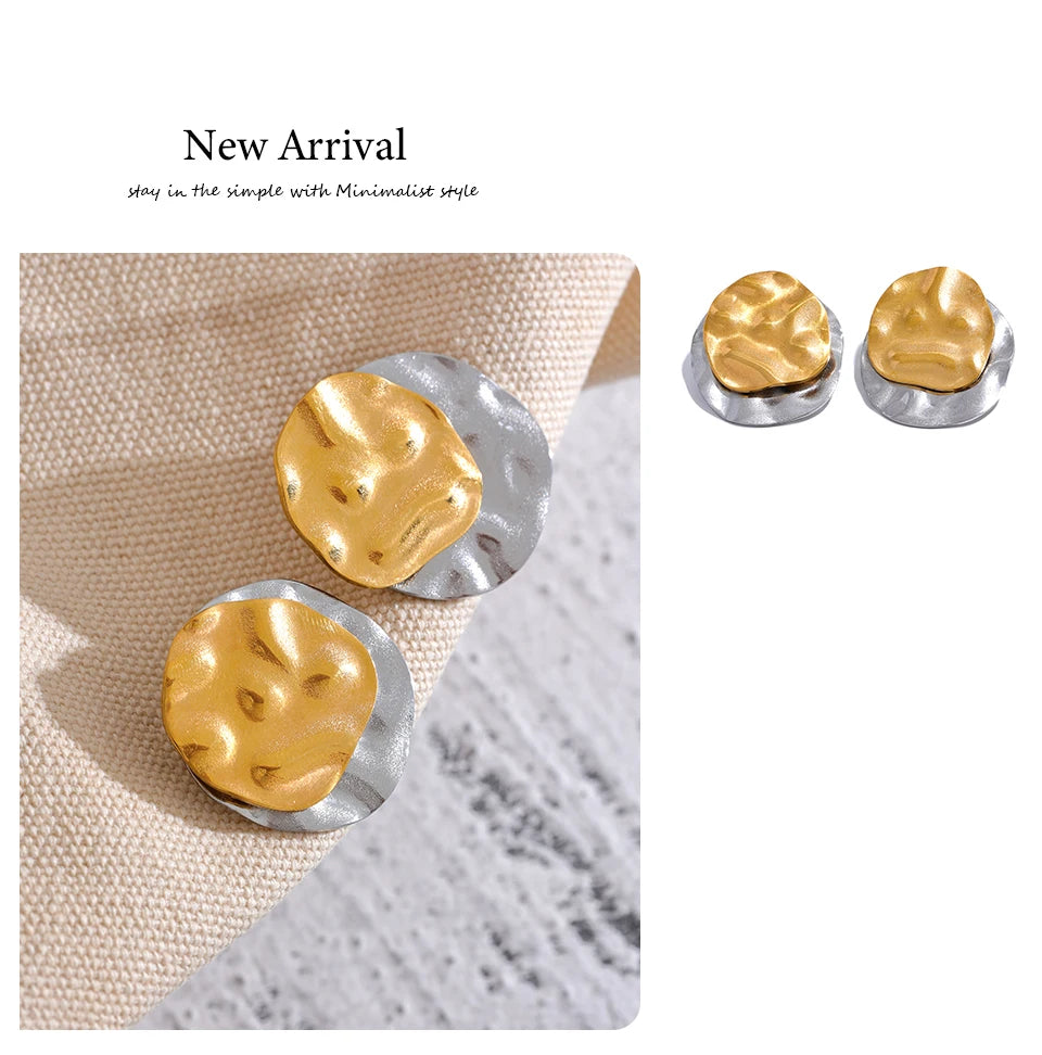 Organic Double Earrings