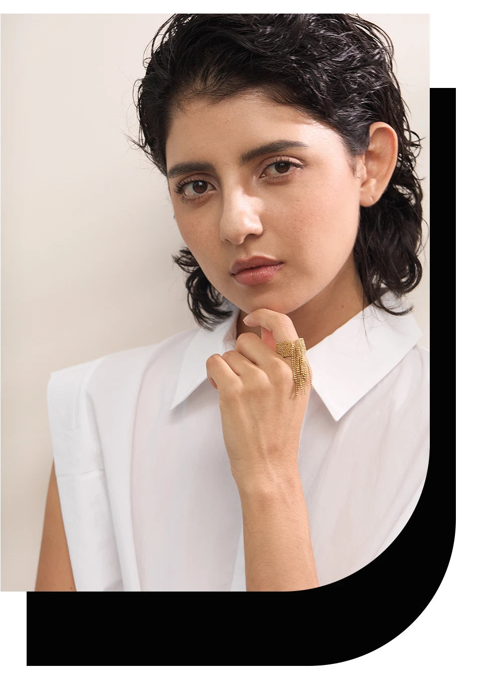 The Cascading Luxe Ring