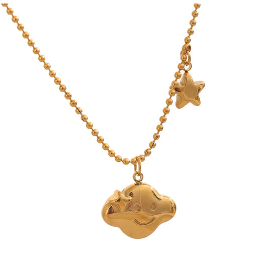 Cloud & Star Necklace