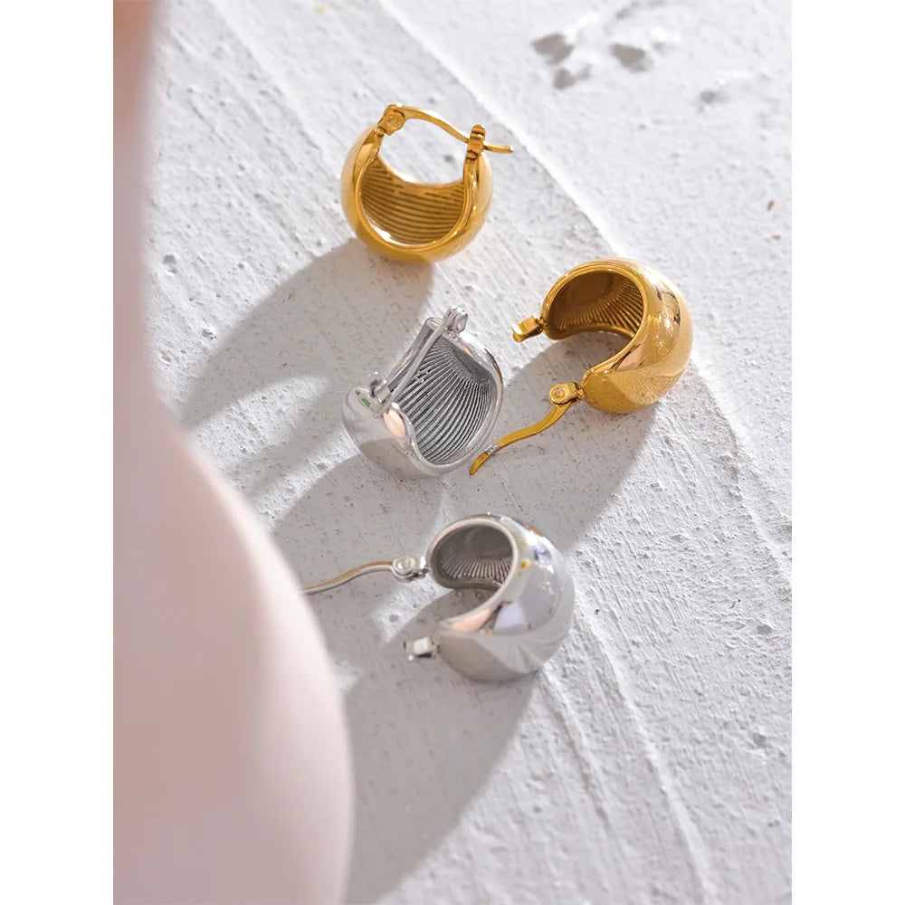 Celestial Curve Hoops