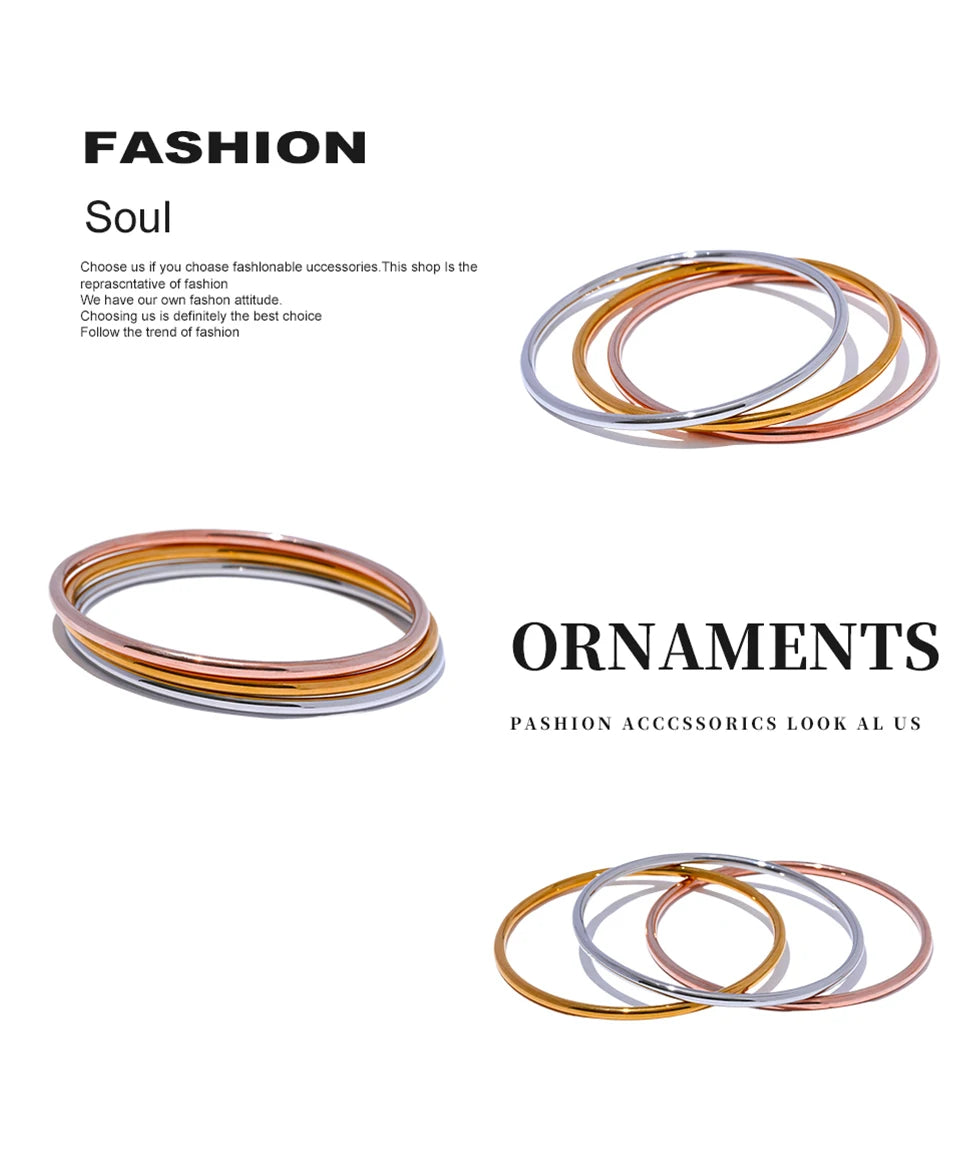 Rose Gold Slim Bangle
