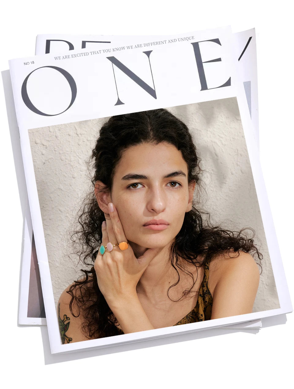 Pastel Stone Ring Set