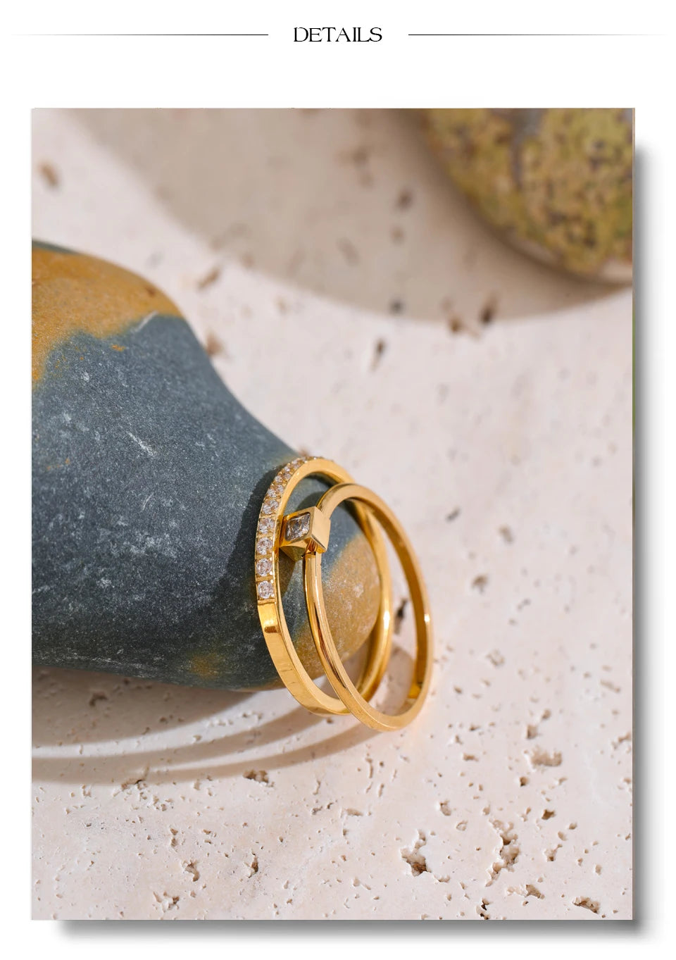 Pavé Double-Band Ring