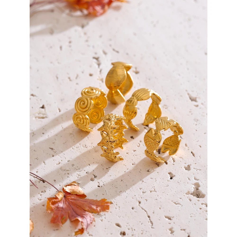 Mini Gold Summer Rings