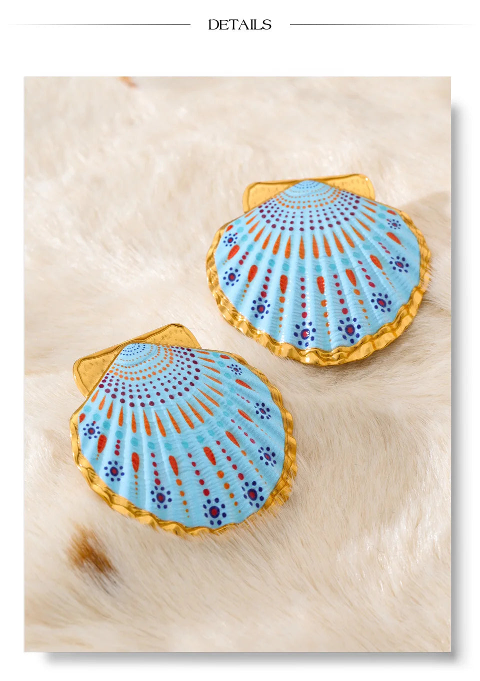 Coastal Shell Earrings Set