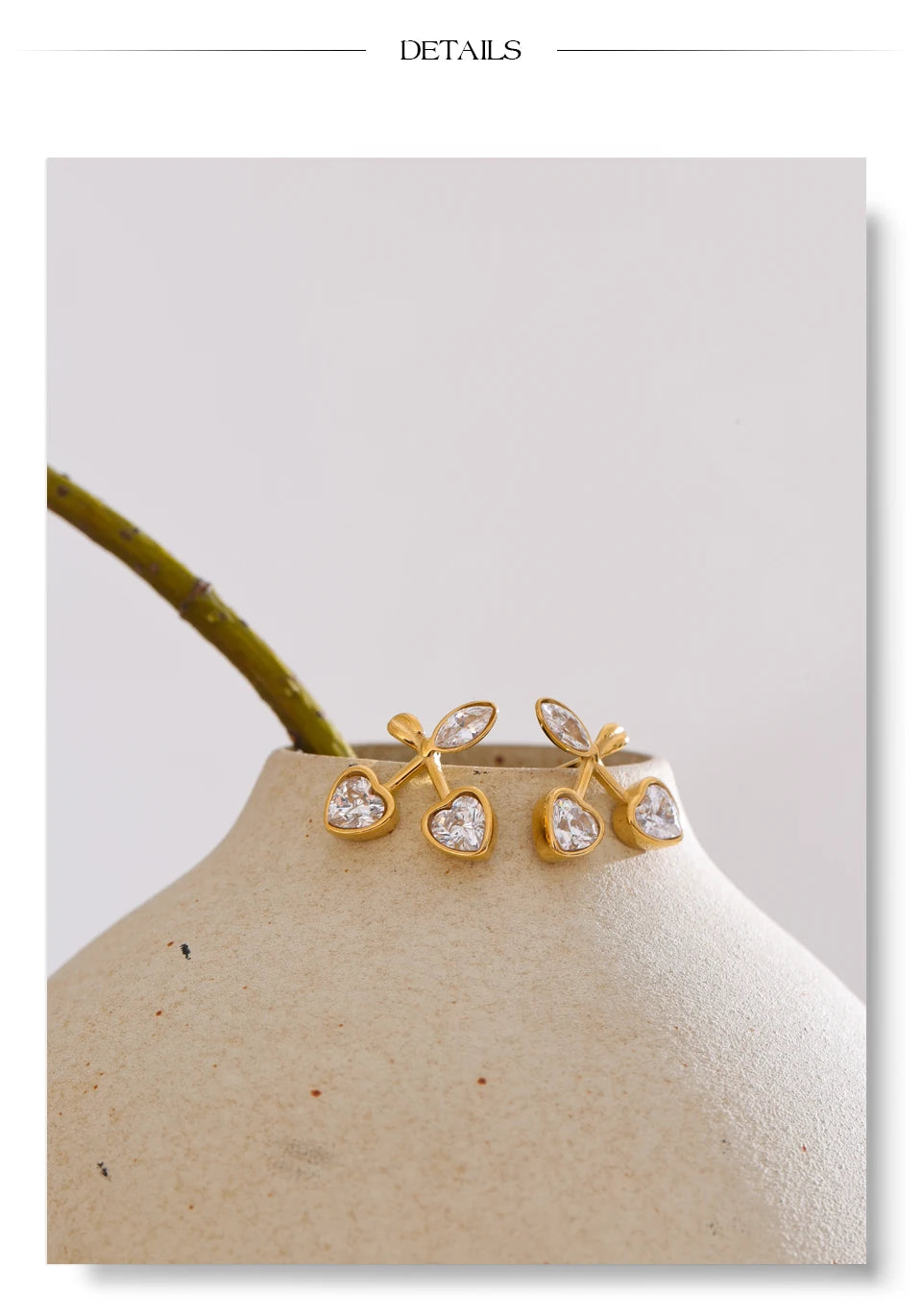 The Blooming Crystal Studs