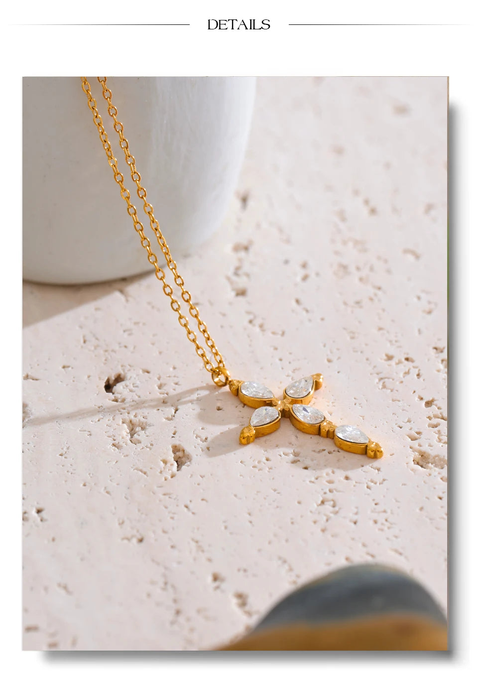 Crystal Cross Pendant