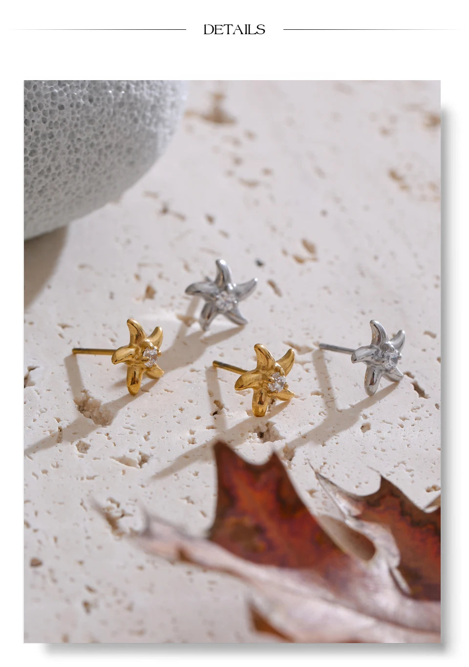 Starfish Spark Earrings
