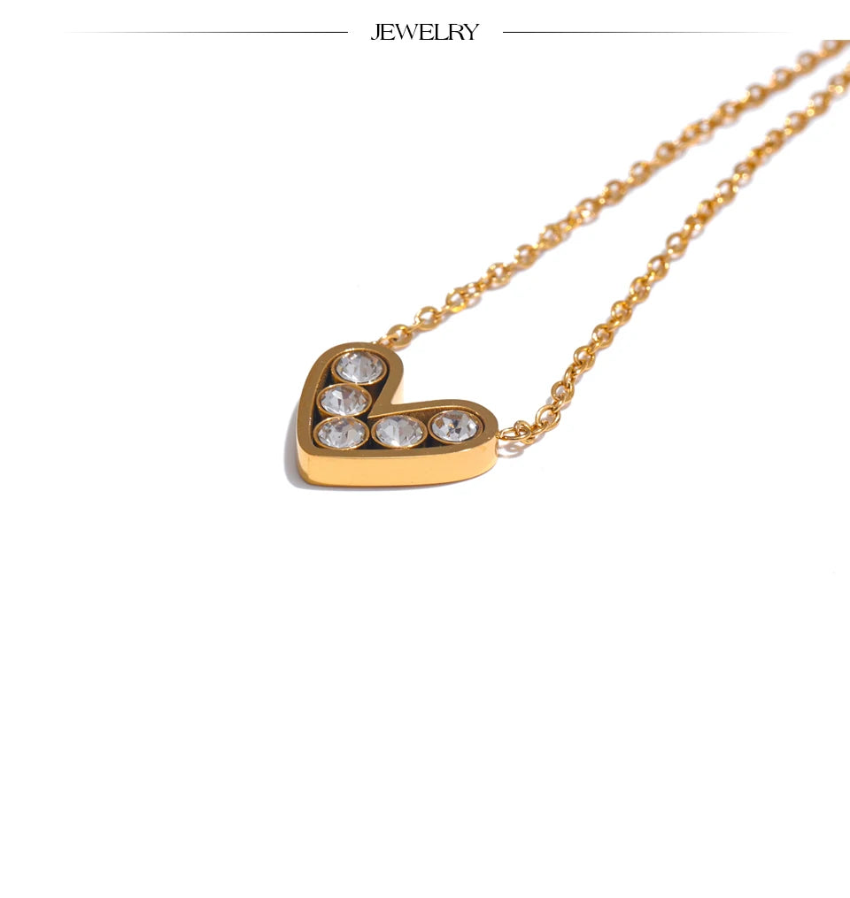 Crystal Heart Necklace