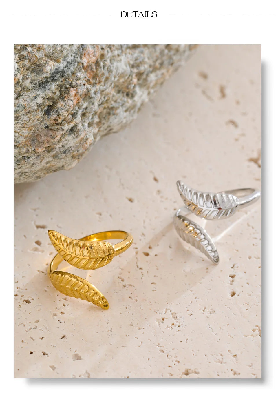 Golden Leaf Ring