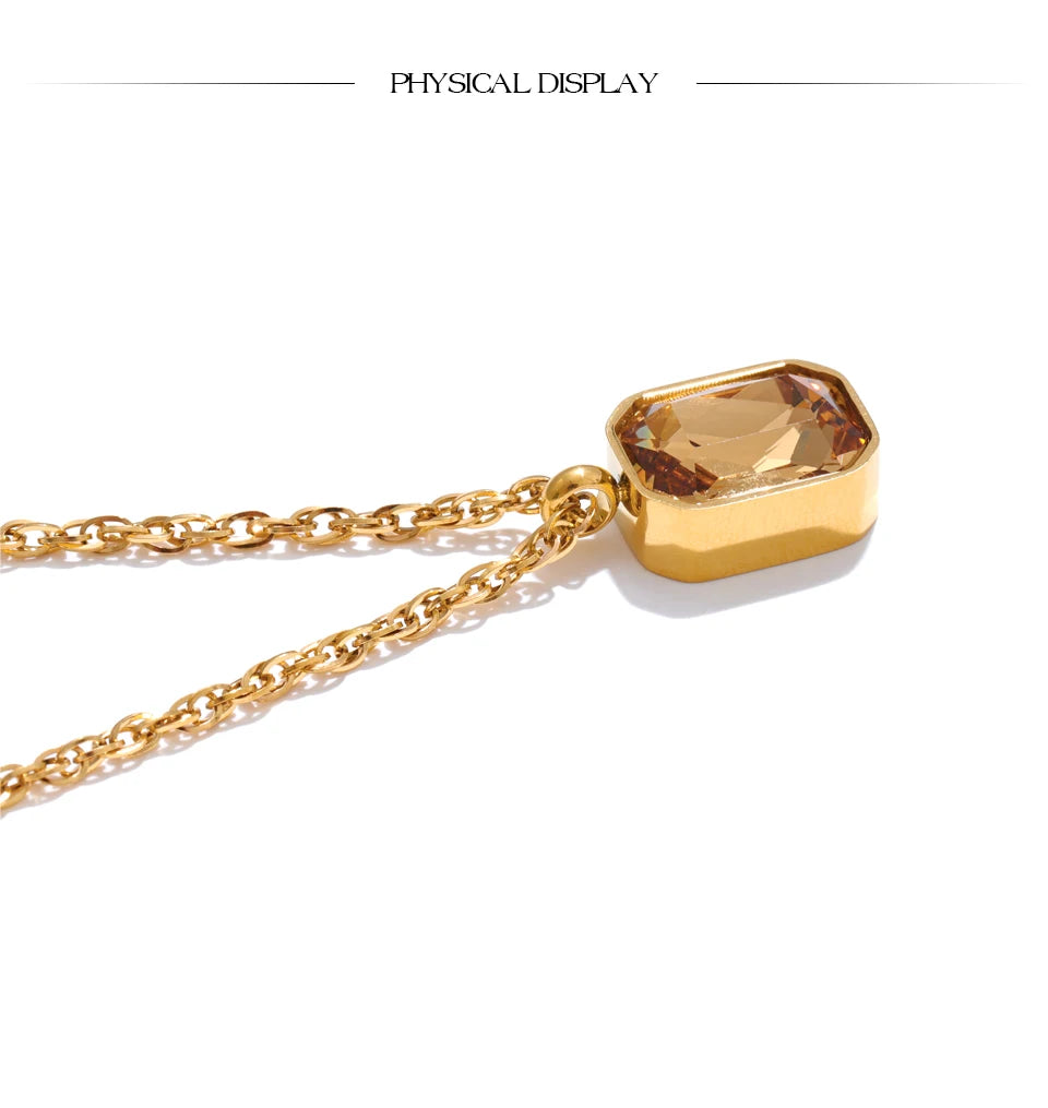 Smoky Cushion Pendant