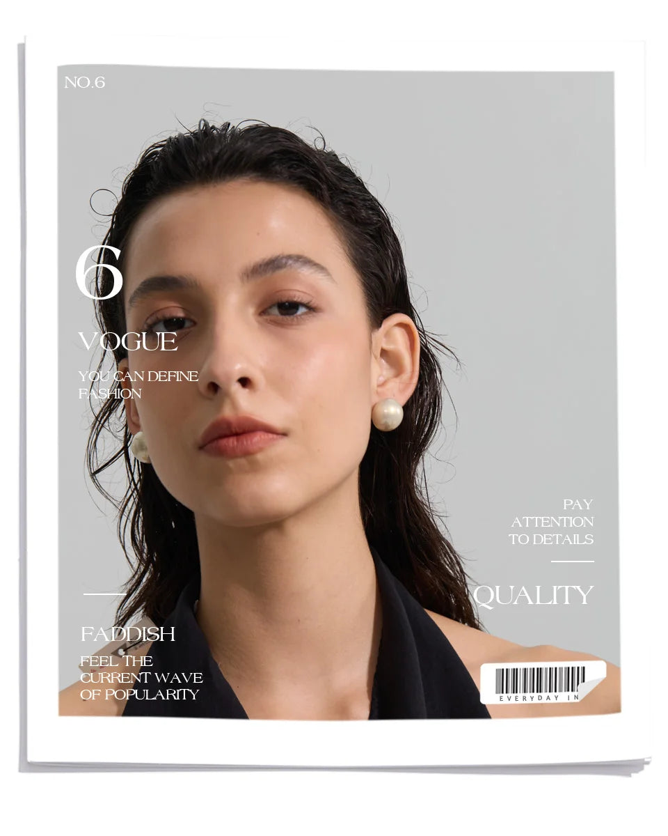 Classic Pearl Stud Earrings