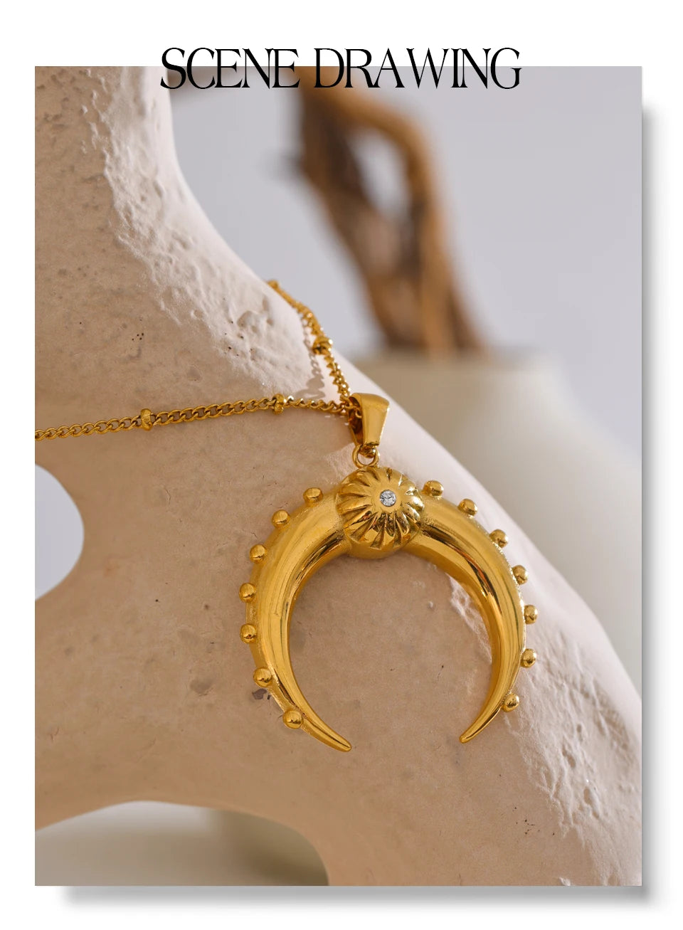 Crescent Moon Necklace