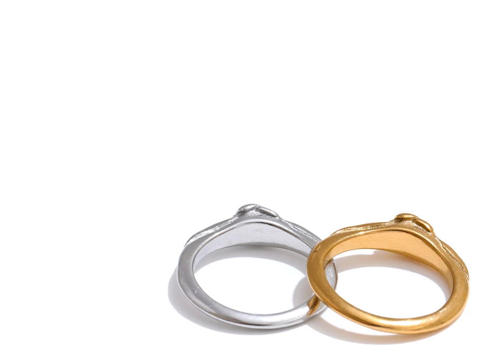 Rose Detail Gold  ring