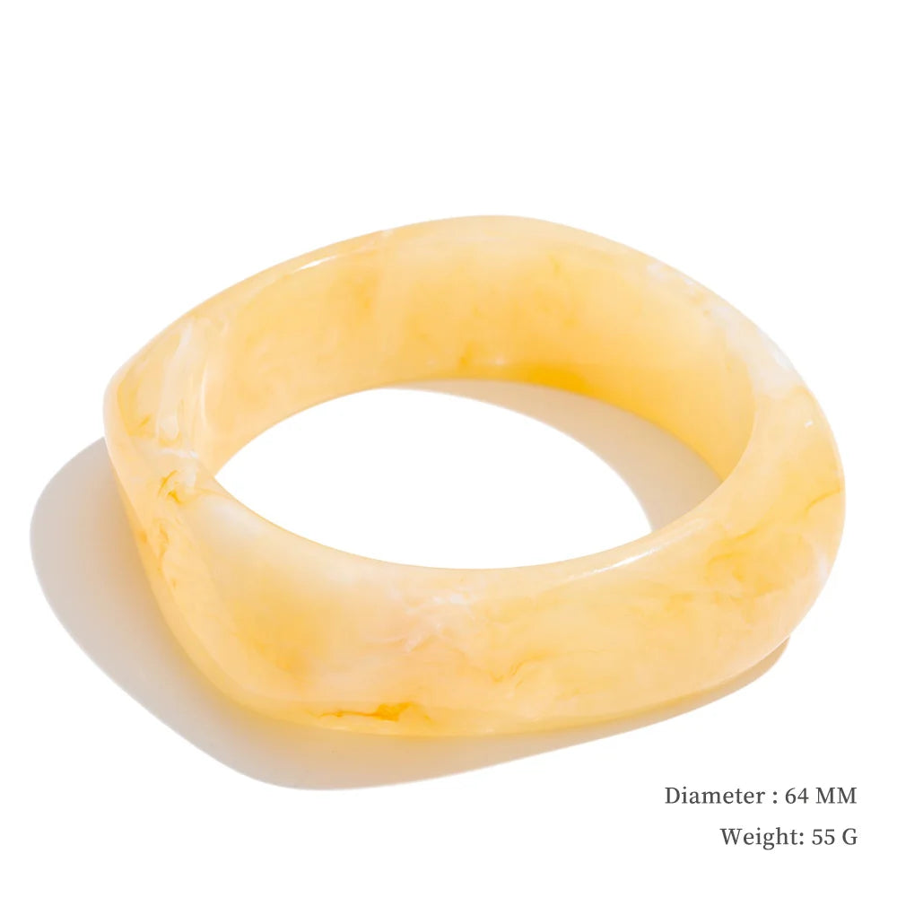 Ocean Mist Resin Bangle