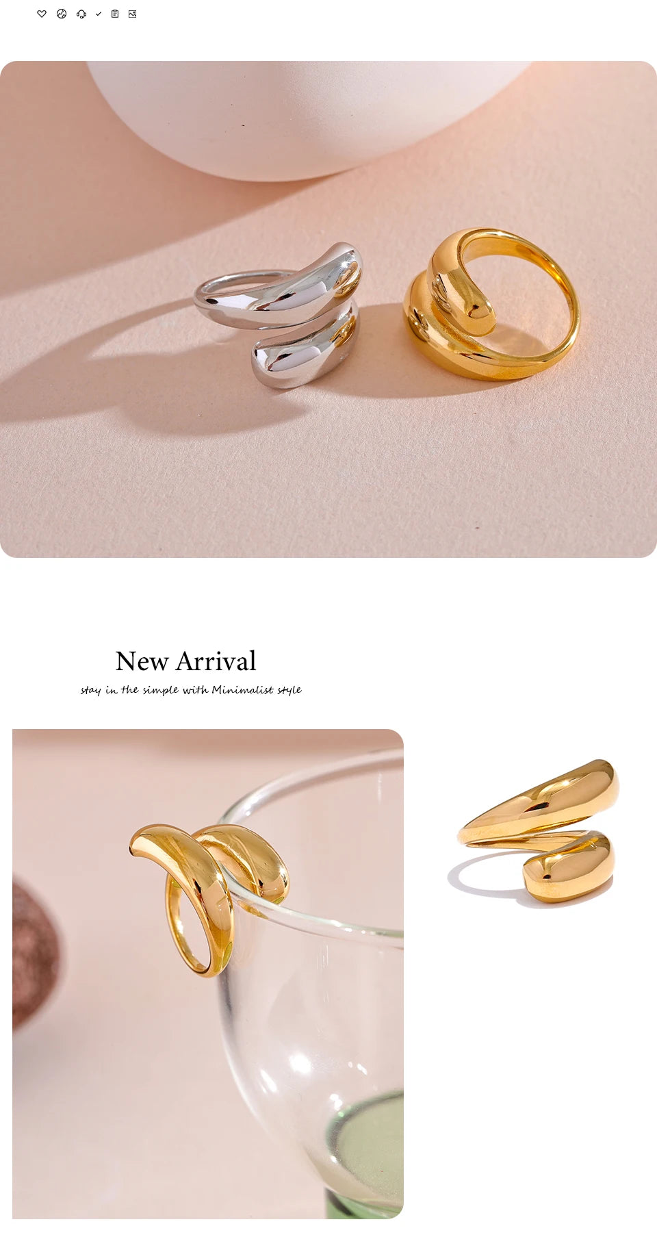 Liquid Gold Sculpt Ring