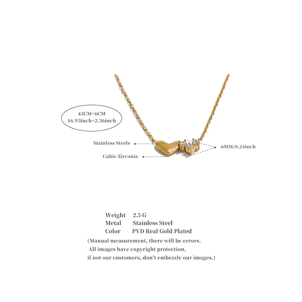 Wing & Crystal Necklace