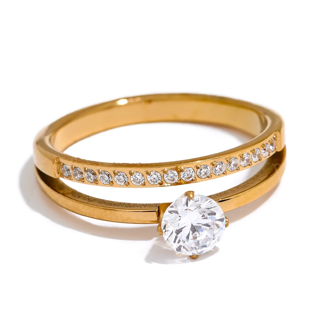 Eternal Shine Solitaire Ring