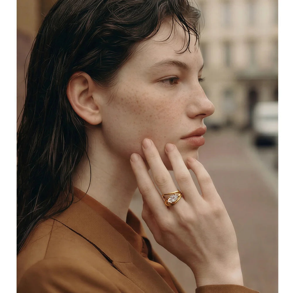 Crystal Bloom Ring