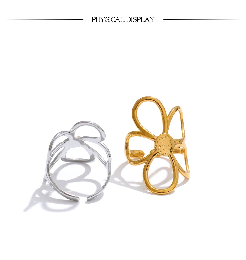 Double Flower Rings
