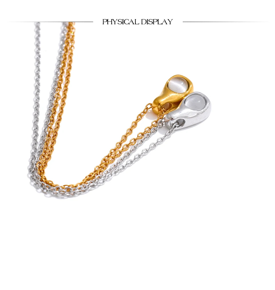 Drop Pearl Necklace
