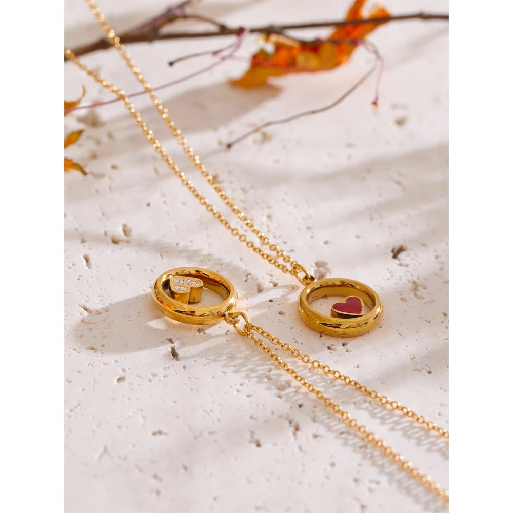 Mini Stone Pendant Necklace