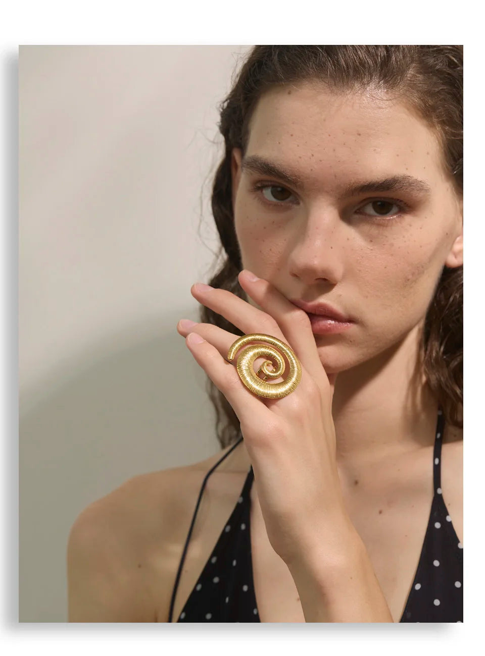 Spiral Statement Ring