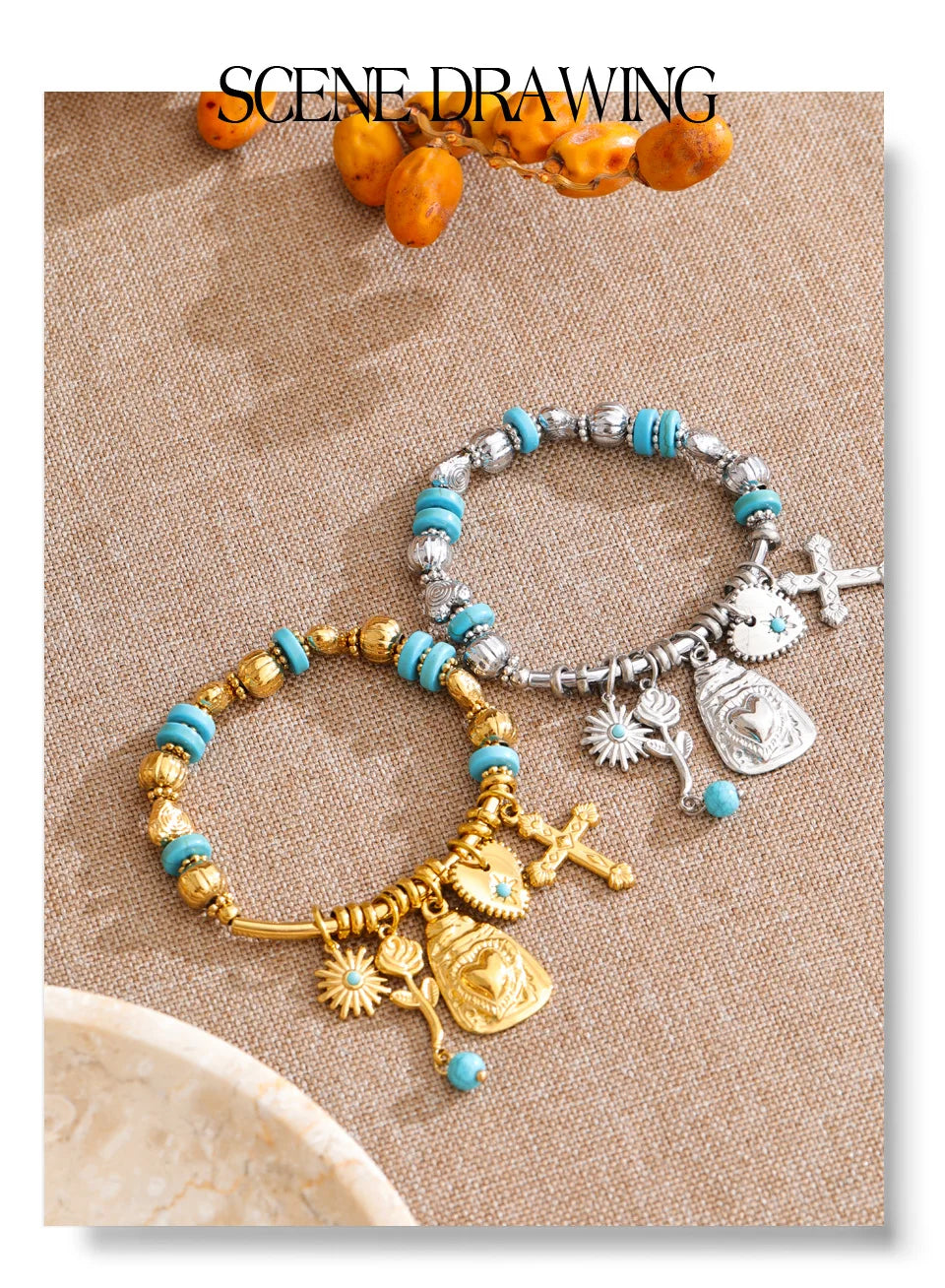 Ocean Blessing Charm Bracelet