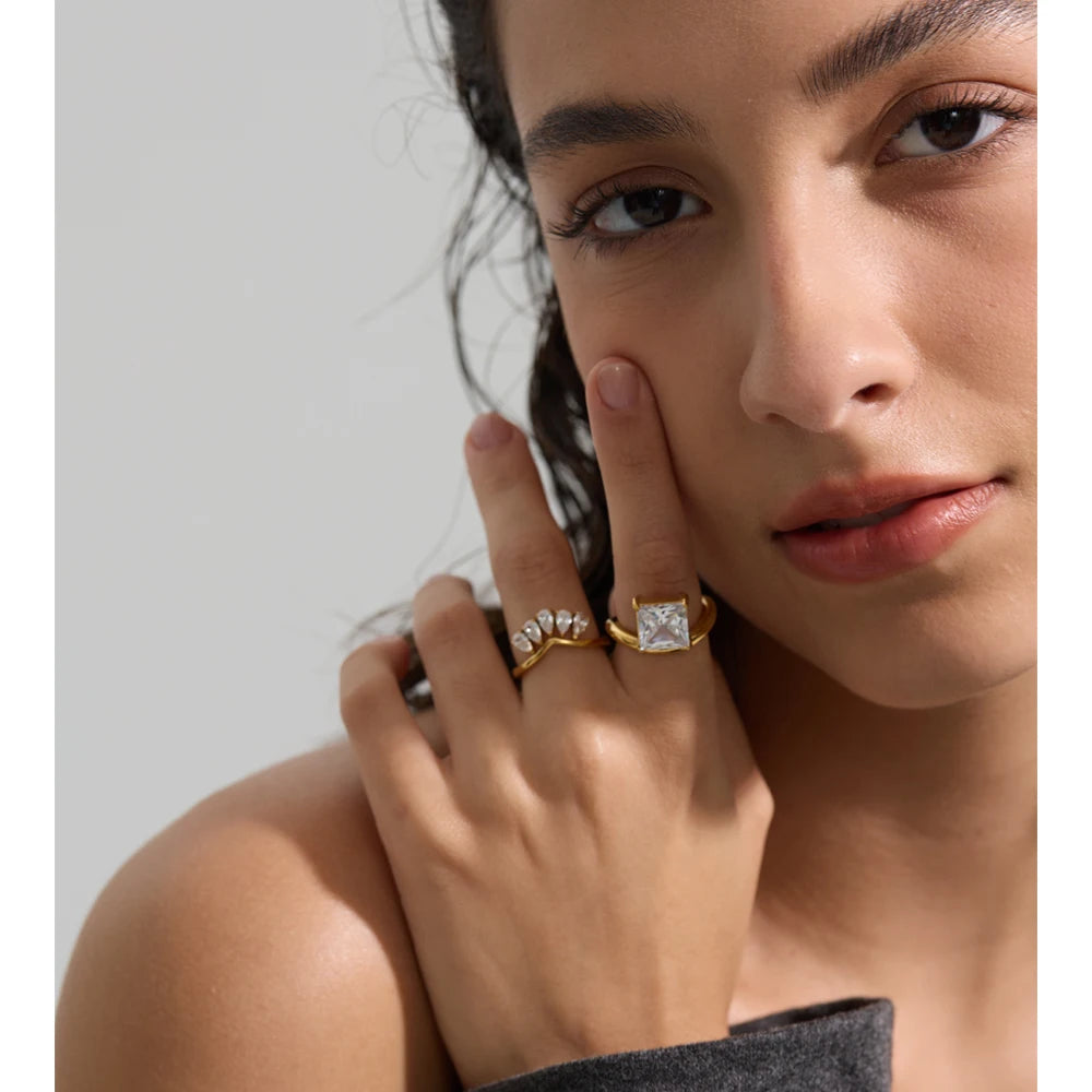 Crown Crystal Ring