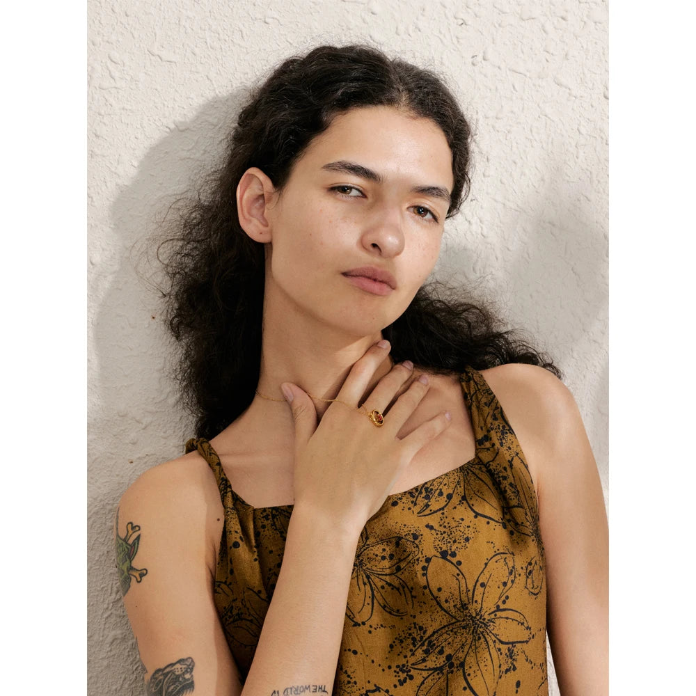 Mini Stone Pendant Necklace