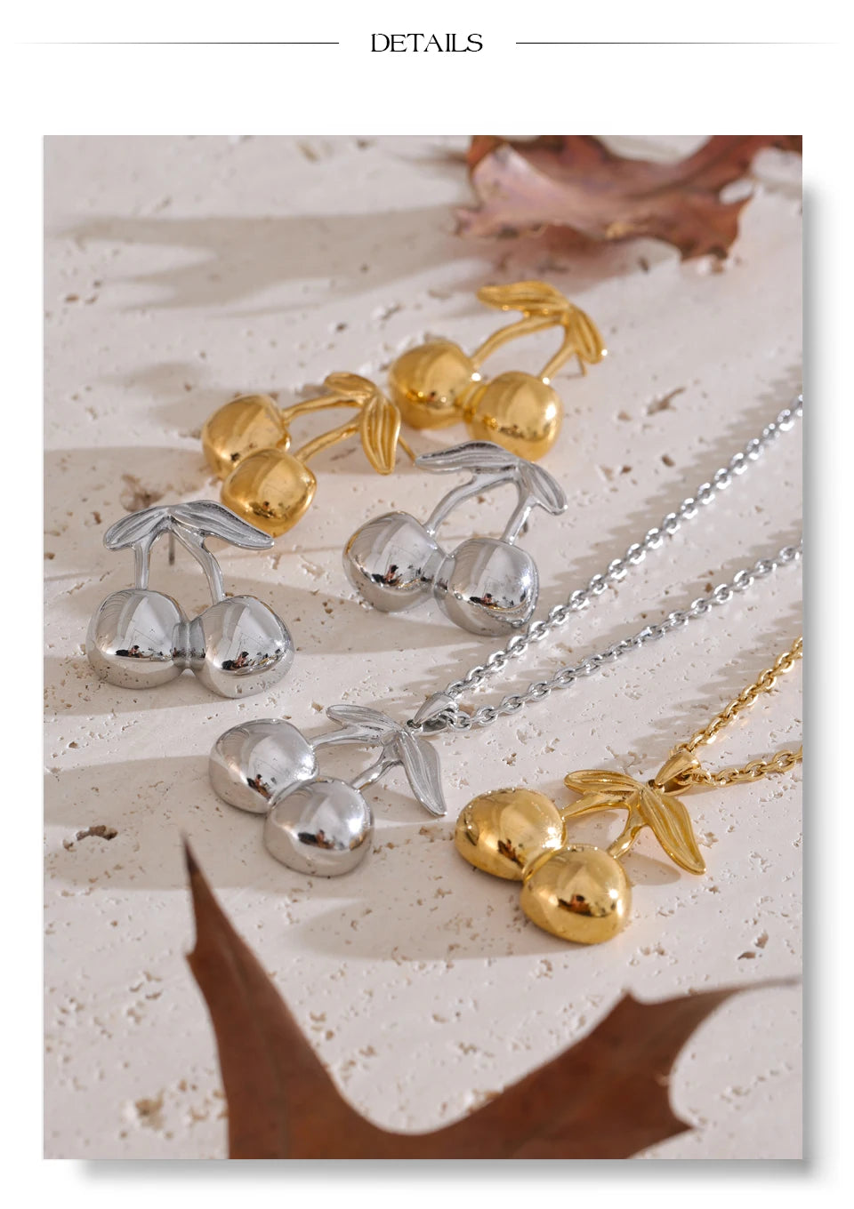 Cherry Charm Jewelry Set