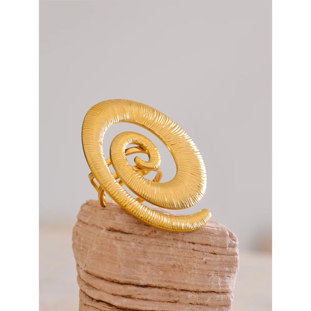 Spiral Statement Ring