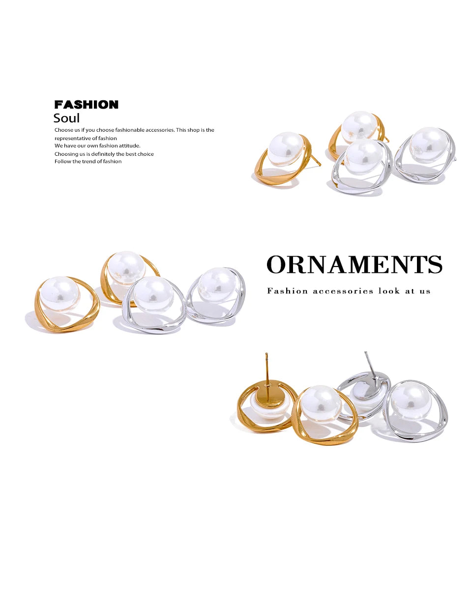 Pearl Curve Studs
