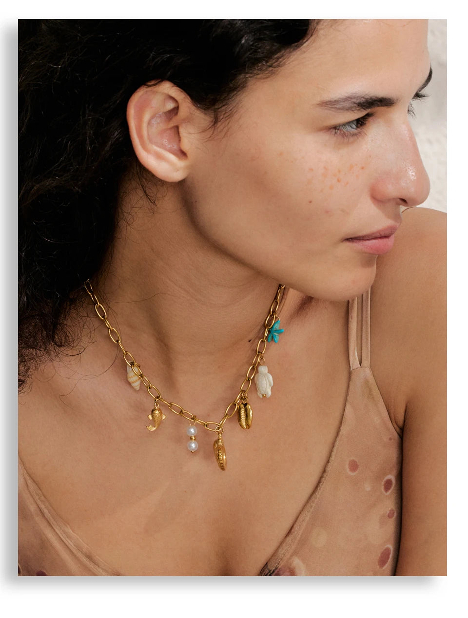 Ocean Treasure Charm Necklace