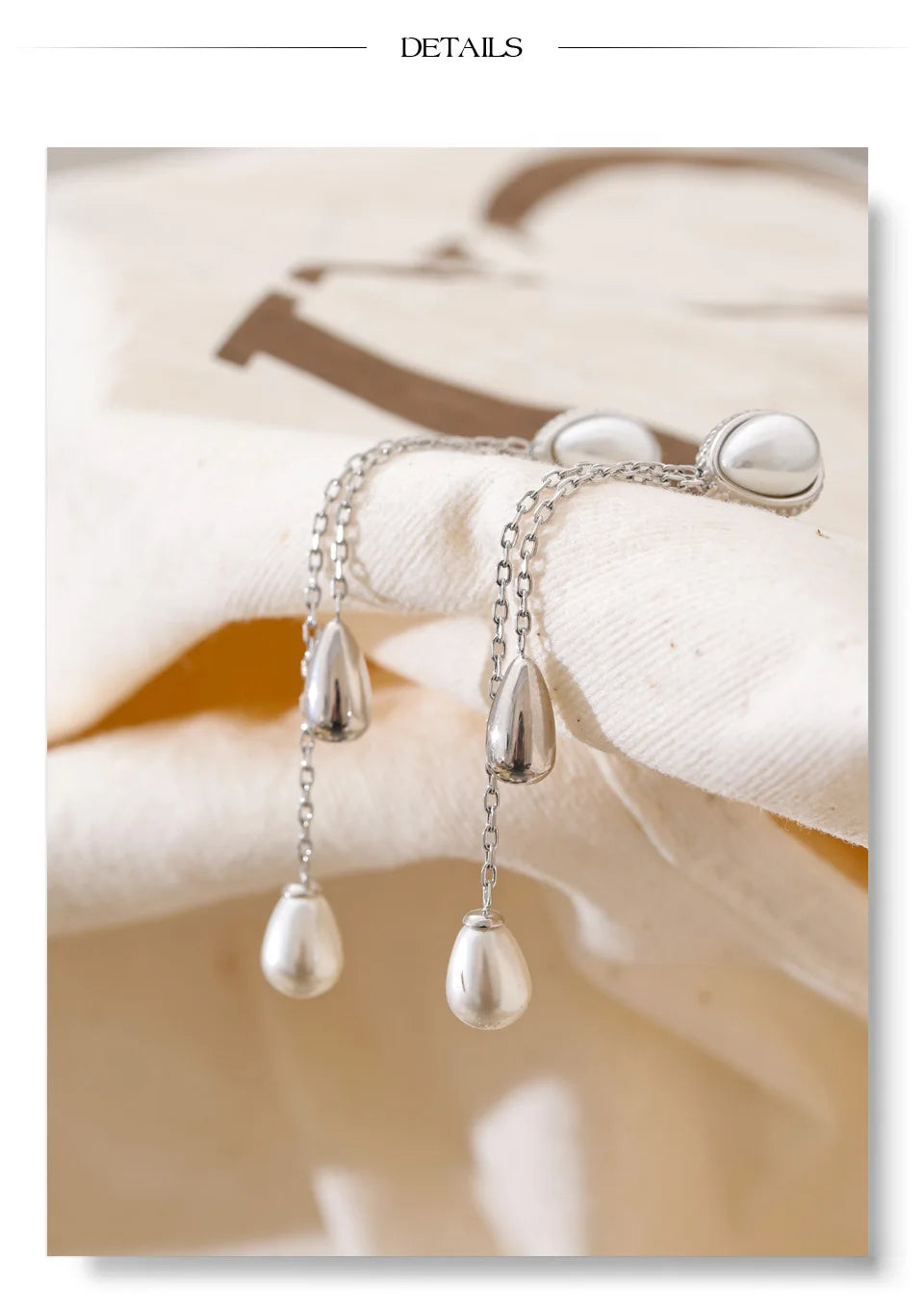 Elegant Drop Chain Earrings