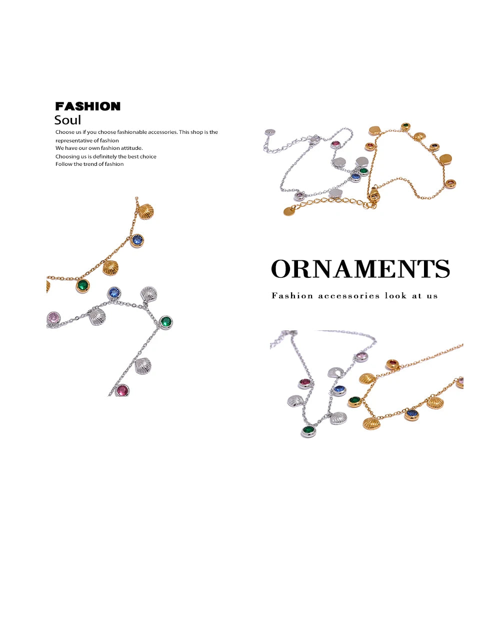 Color Charm Anklet/Bracelet