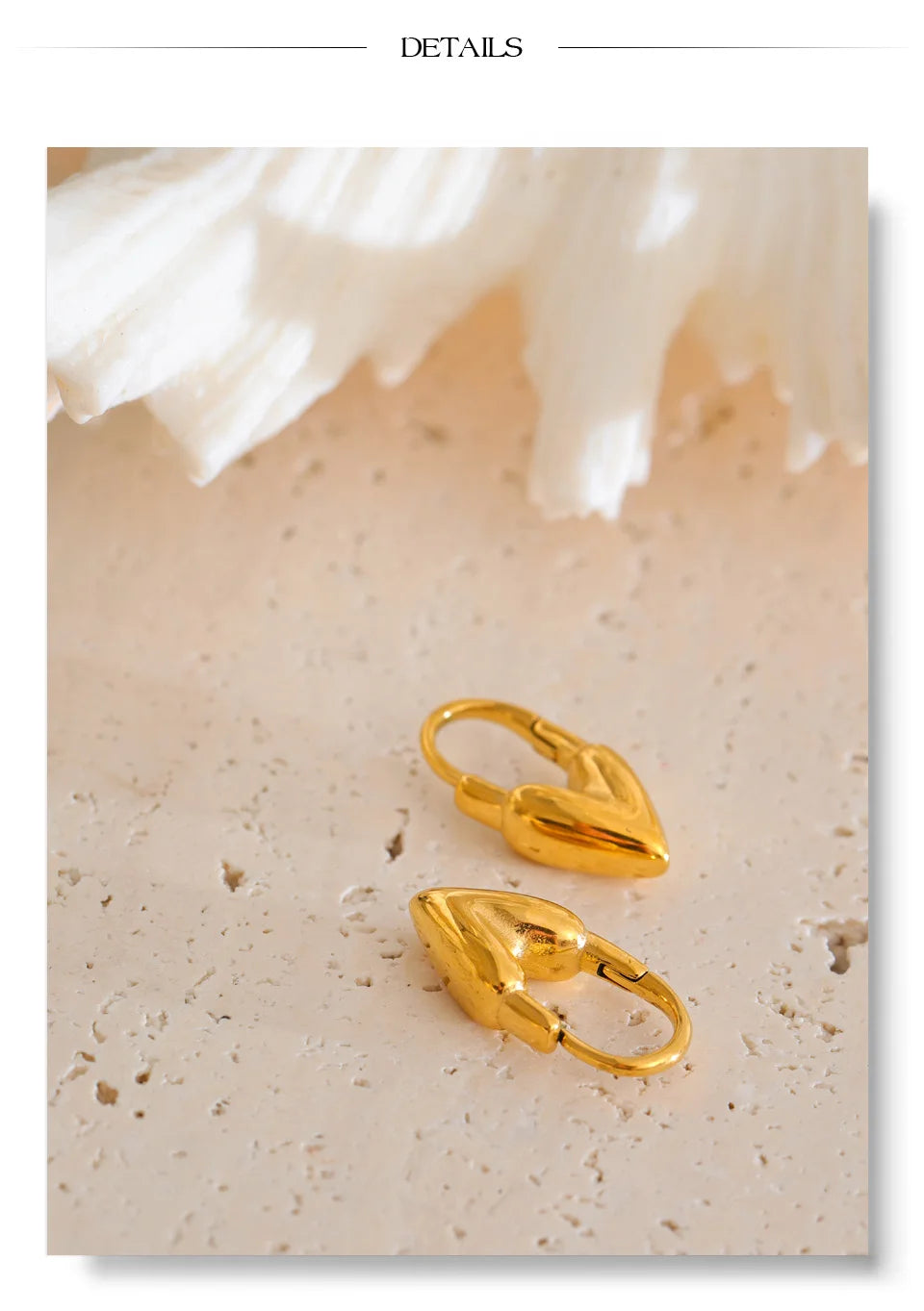 Heart Drop Earrings