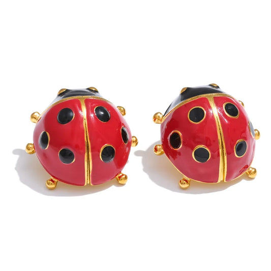 Lucky Ladybug Studs